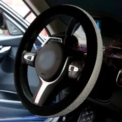  Kormányvédő huzat 37-39 cm strasszkristályokkal