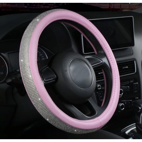  Kormányvédő huzat 37-39 cm strasszkristályokkal