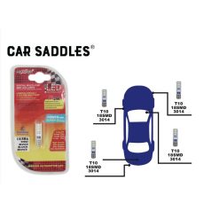 T10-18SMD-3014  1PC  LED izzó