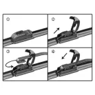 Ablaktörlő lapát 62.5cm 24" 1db