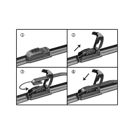 Ablaktörlő lapát 65cm 25" 1db