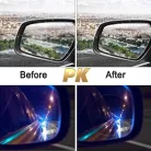 Vízlepergető fólia visszapillantó tükörre 4dbos  ovális