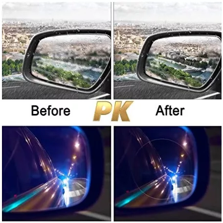 Vízlepergető fólia visszapillantó tükörre 4dbos  ovális