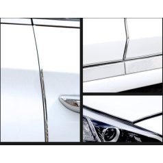 Autó ajtó élvédő dekorcsík króm 2dbos