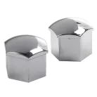 Kerékcsavar kupak 21＃krom 20dbos + 1db eltávolító fogó