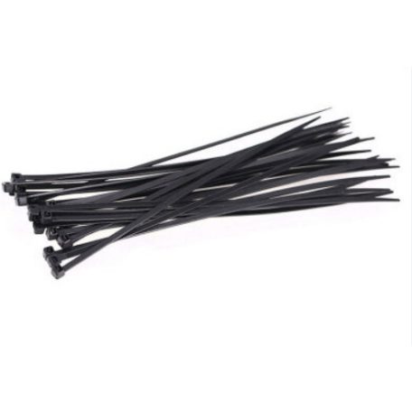 Műanyag kötöző szalag 5X150mm fekete 20db 