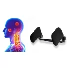 Ergonómikus autó fej és nyaktámla fekete