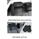 Ergonómikus autó fej és nyaktámla fekete