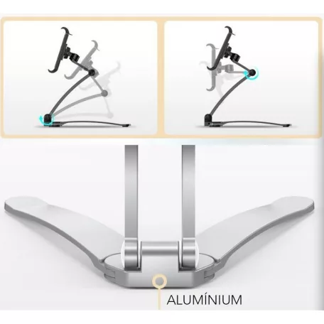  Tablet/Telefon  tartó asztalra/falra 